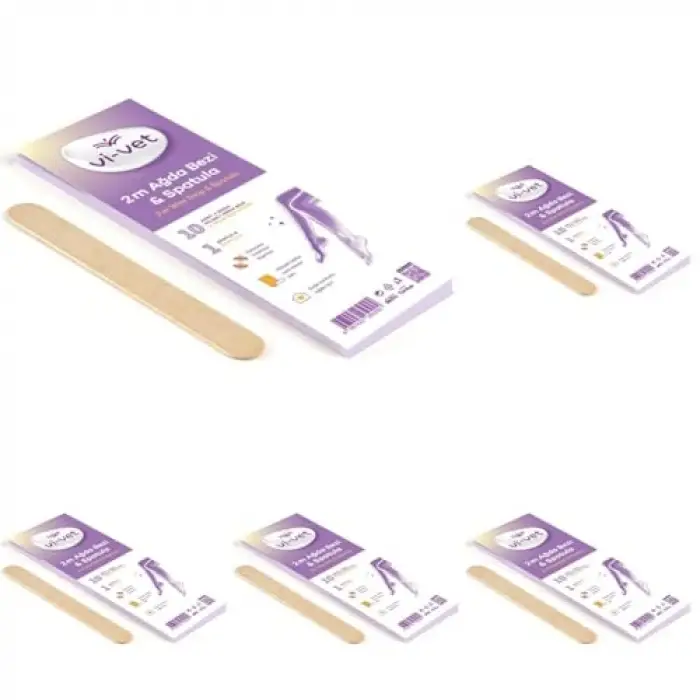 5li paket ağda bezi ve spatula
