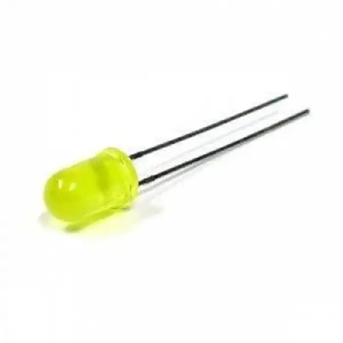 5 mm Sarı LED Ampul, 10 Adet