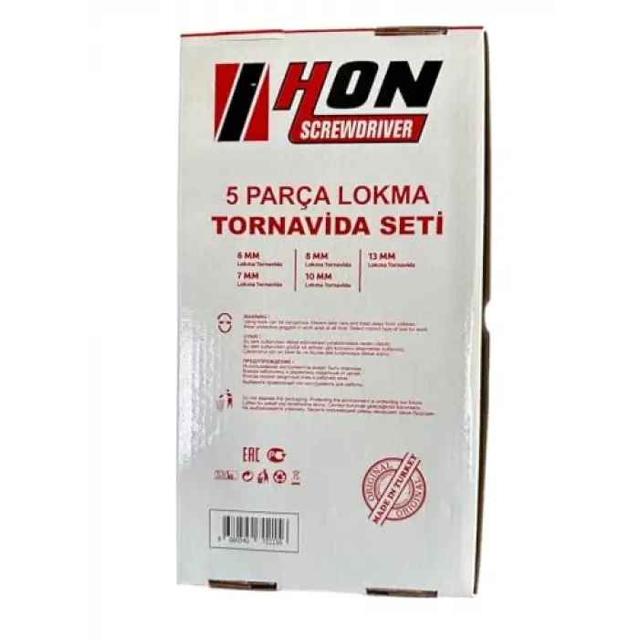 5 Parça Lokma Tornavida Seti
