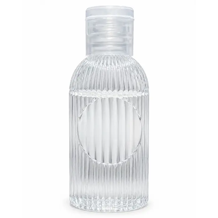 50 Adet 50 ML Boş Plastik Şişe DNZ21 Şeffaf Kapak