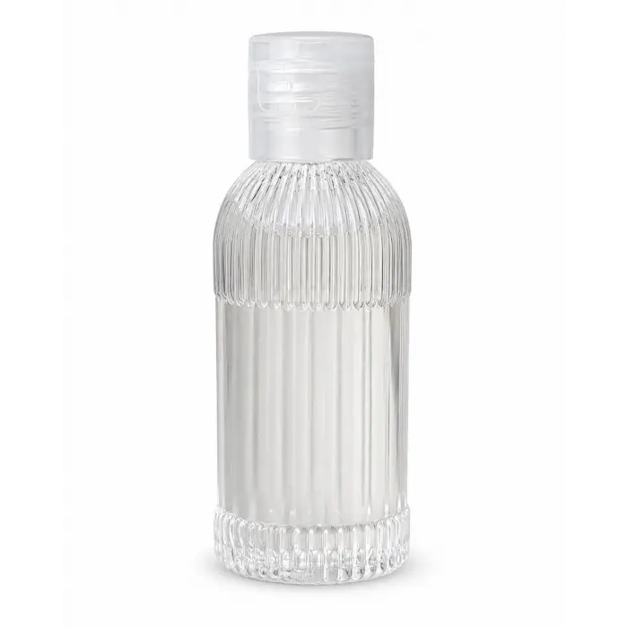 50 Adet 50 ML Boş Plastik Şişe PRS24, Şeffaf Kapak