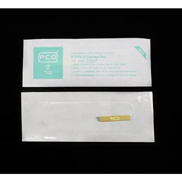 50 Adet Tek Kullanımlık Kaş Mikroblading, Microblading Kalemi, Kaş Microblading, PCD 12 Pin Şekilli Manuel Microblading Aracı (0,25 mm-12P)