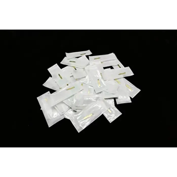 50 Adet Tek Kullanımlık Kaş Mikroblading, Microblading Kalemi, Kaş Microblading, PCD 12 Pin Şekilli Manuel Microblading Aracı (0,25 mm-12P)