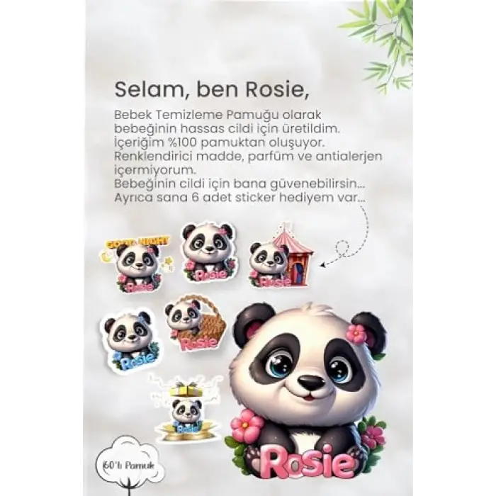 50li Disk Makyaj Pamuğu 7 AL 6 ÖDE ve ROSIE