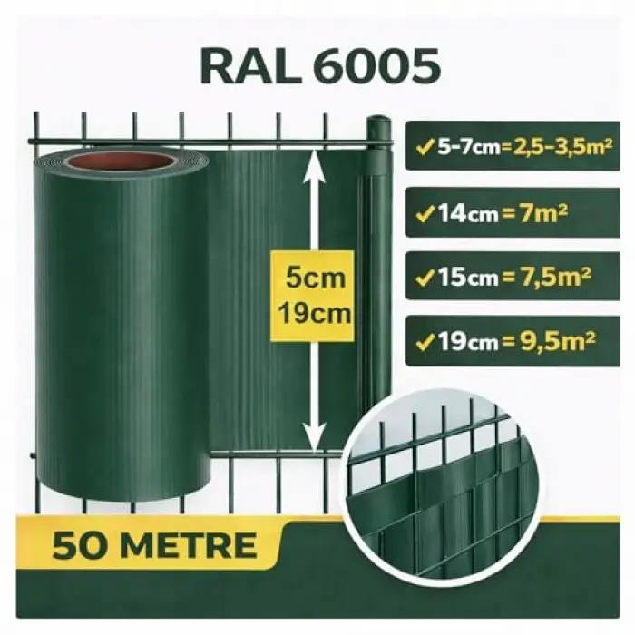50 metre (15 cm, Yeşil)