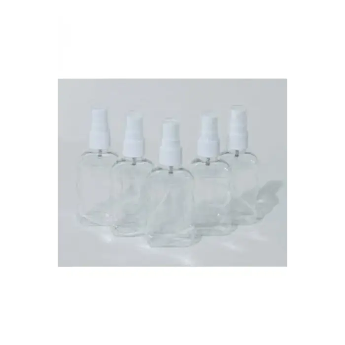 50 ml Sprey Başlıklı Boş Pet Şişe 5 Adet
