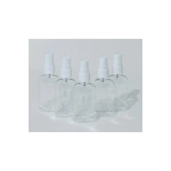 50 ml Sprey Başlıklı Boş Pet Şişe 5 Adet