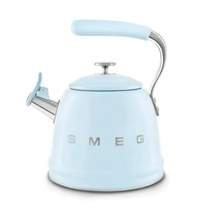 50s Style Set Üstü Islıklı Kettle Pastel Mavi 2.3 lt