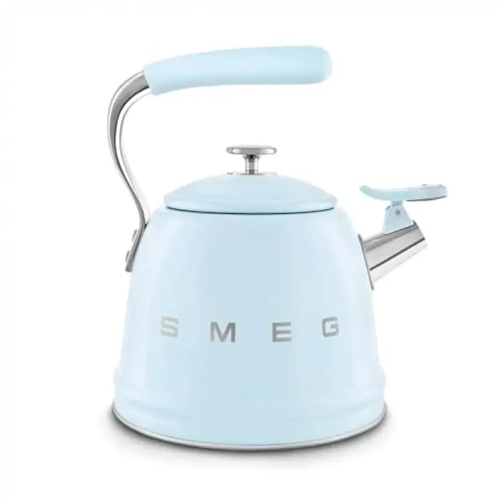 50s Style Set Üstü Islıklı Kettle Pastel Mavi 2.3 lt