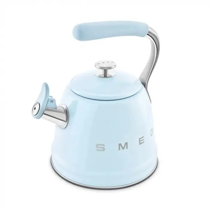50s Style Set Üstü Islıklı Kettle Pastel Mavi 2.3 lt