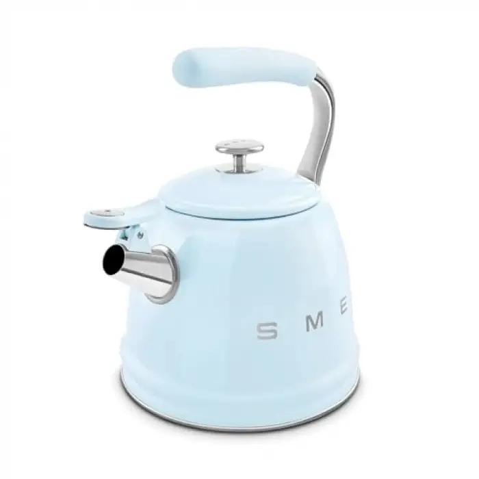 50s Style Set Üstü Islıklı Kettle Pastel Mavi 2.3 lt