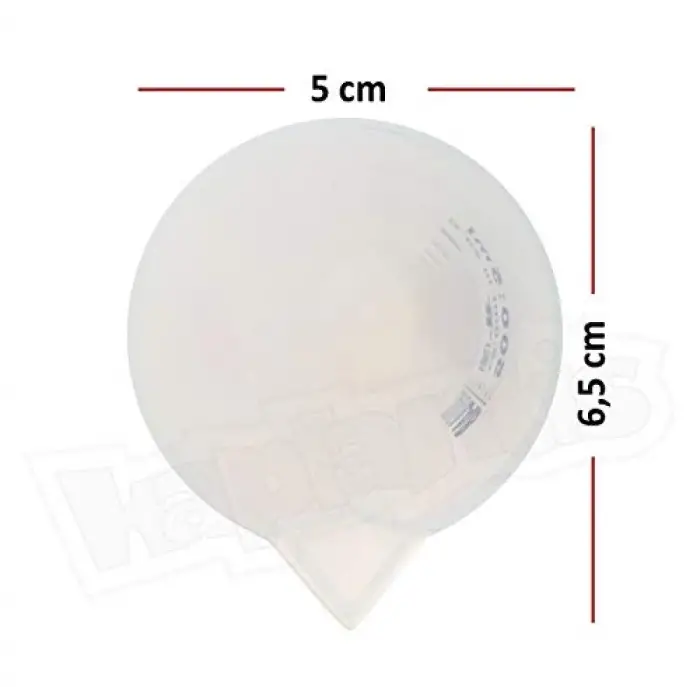500 ml plastik mezür, mavi skala