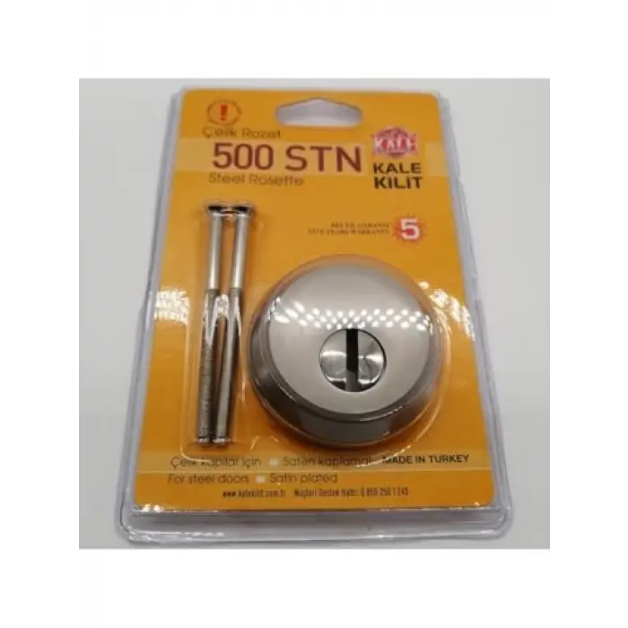 500 Stn Çelik Kapı Barel Rozeti, Saten