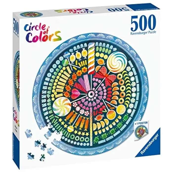 500p Puzzle Daire Şekerleme