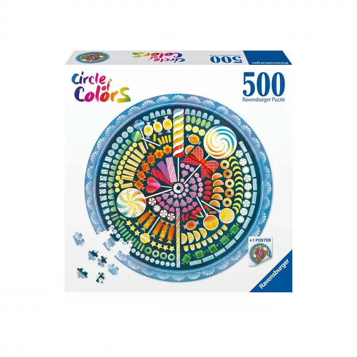 500p Puzzle Daire Şekerleme