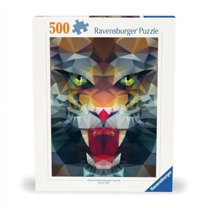 500p Puzzle Köşeli Aslan, Yapboz