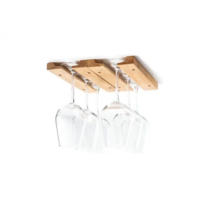 5025 Wine cam Wood çatı, Under dolap askısı Holder Storage Organizer