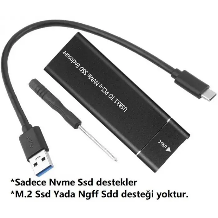 5218 USB 3.1 Type-C Pcı-e Express NVMe Ssd Disk Kutusu