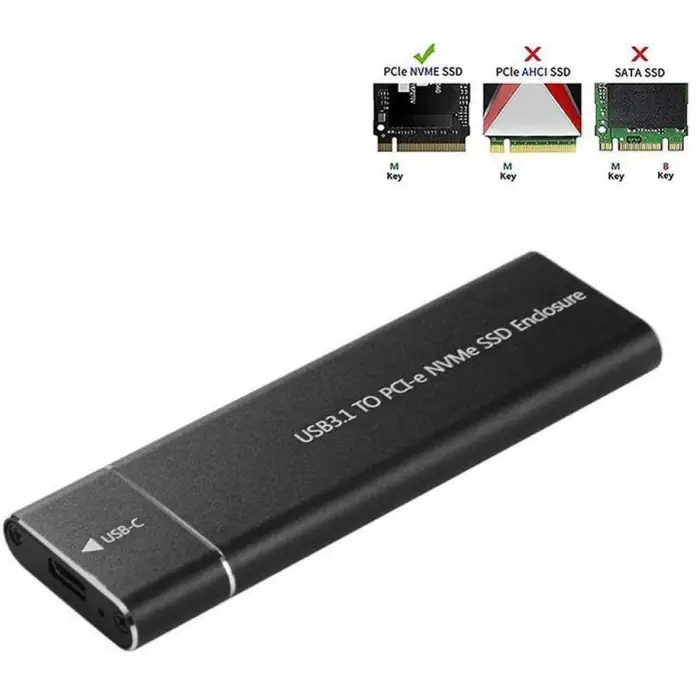 5218 USB 3.1 Type-C Pcı-e Express NVMe Ssd Disk Kutusu