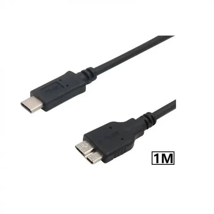 5241 USB Type C to Micro USB 3.0 taşınabilir Hdd kablosu, 1M