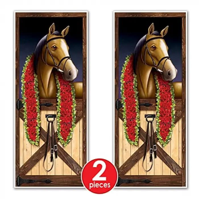 53386 kapı süslemesi, 2 parçalı, 76,2 x 15,2 cm, çok renkli