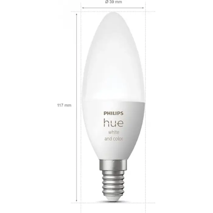 5.3W Renkli Akıllı B39 E14 LED Ampul, Bluetooth Özellikli