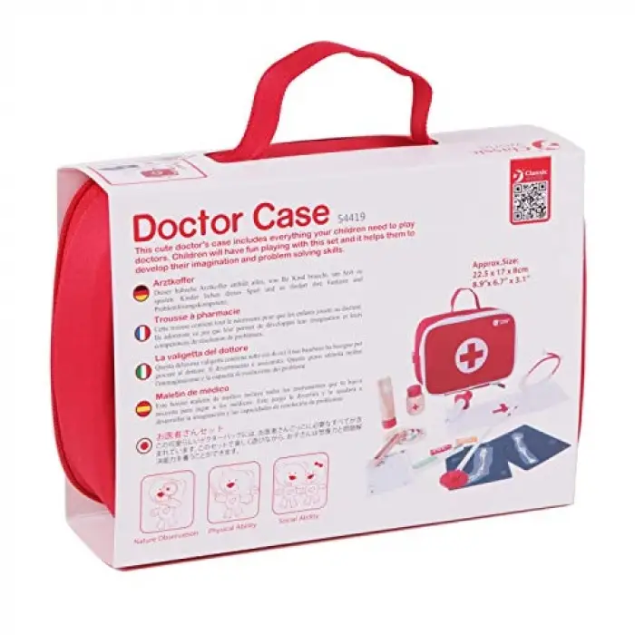 54419 Ahşap Doktor Seti, Çok renkli