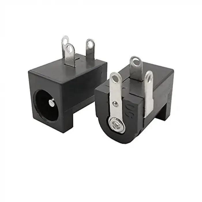 5.5mm x 2.1mm DC Güç Soketi Plastik DC005 Pcb Tip Adaptör