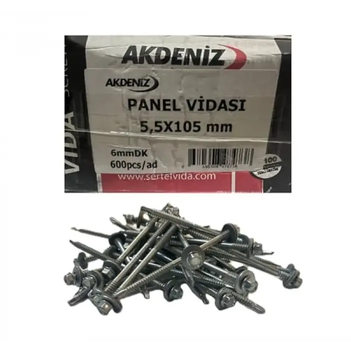 5.5x105 6 mm 600lü Trapez Panel Vida Paket