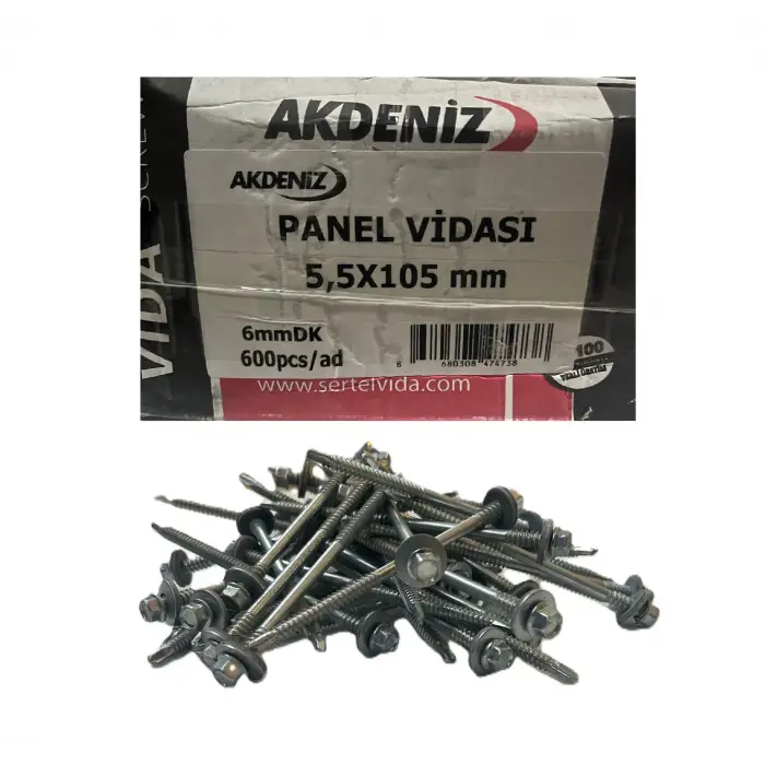 5.5x105 6 mm 600lü Trapez Panel Vida Paket
