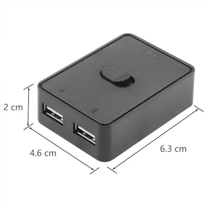 5945 Kvm Switch, 2 Port USB 2.0, Bir USB Cihazını İki PCde Kullanma