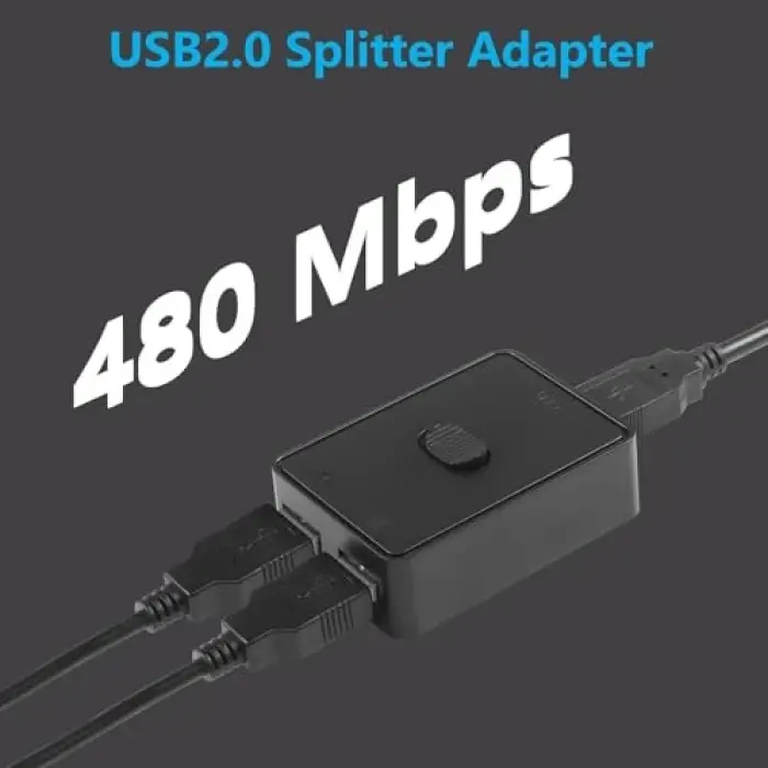 5945 Kvm Switch, 2 Port USB 2.0, Bir USB Cihazını İki PCde Kullanma