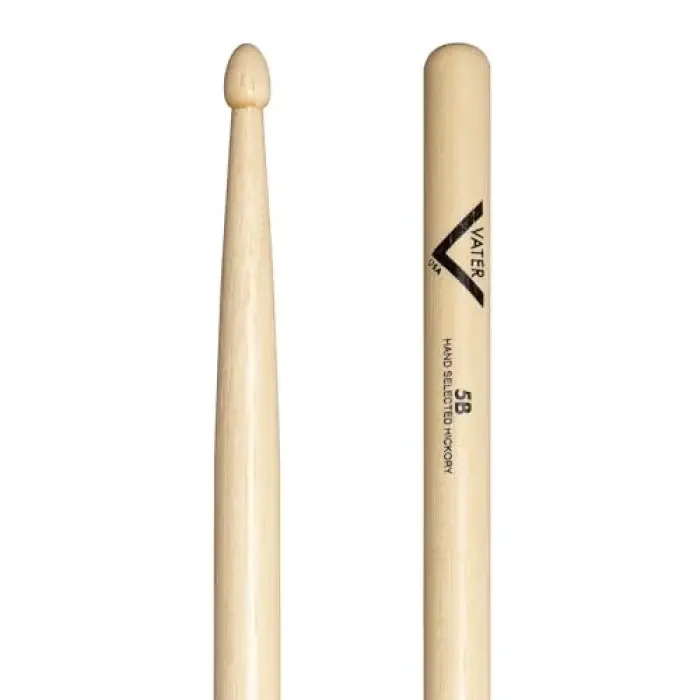 5B Ahşap Uçlu Hickory Davul Çubuğu, 3 Çift (VS3P5BW)