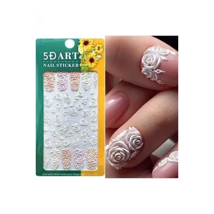 5d-k127 Kabartmalı Tırnak Stıcker