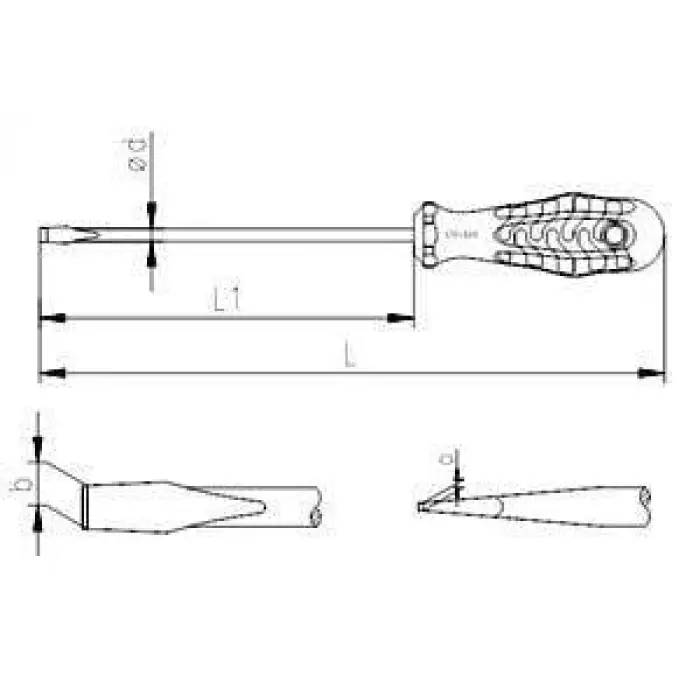 5x250 Kraft Düz Tornavida