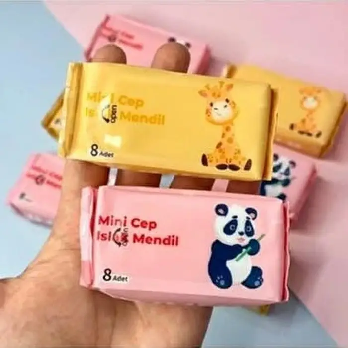 6 Adet Mini Islak Mendil – Cep Boy Hijyen Mendili