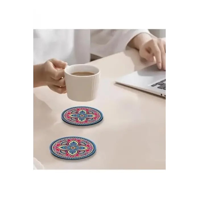 6lı Ahşap Bardak Altlığı BRD-009