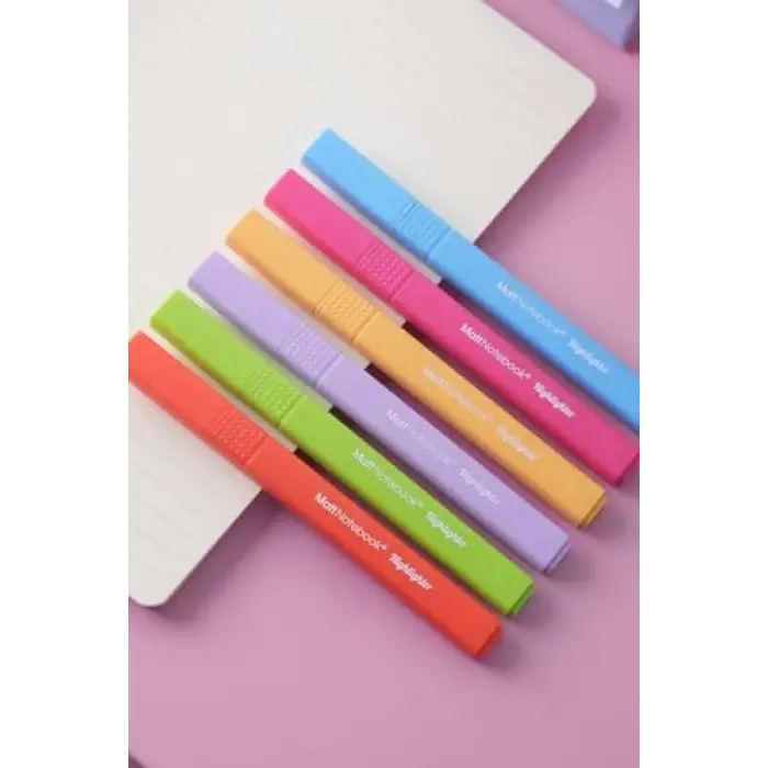 6lı Highlighter Fosforlu Kalem Seti
