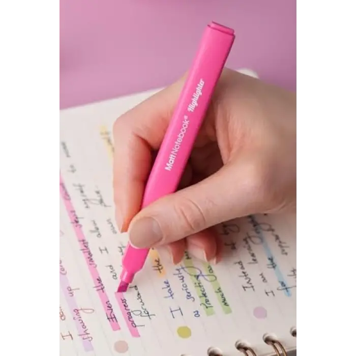 6lı Highlighter Fosforlu Kalem Seti