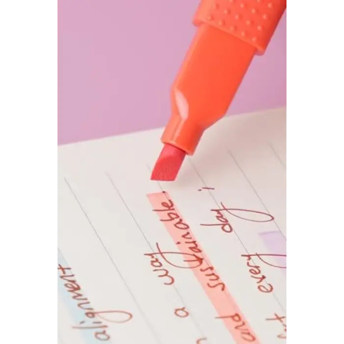 6lı Highlighter Fosforlu Kalem Seti