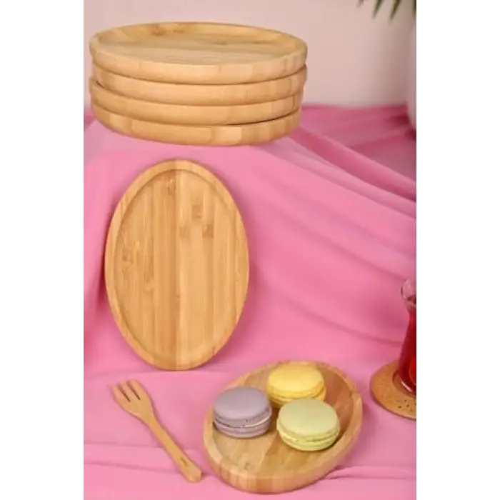 6lı Oval Servis Tabağı Seti – Kahvaltı ve Sunum Tabakları