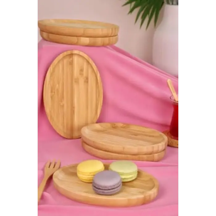 6lı Oval Servis Tabağı Seti – Kahvaltı ve Sunum Tabakları