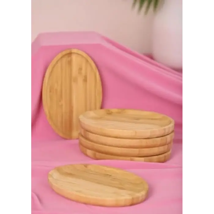 6lı Oval Servis Tabağı Seti – Kahvaltı ve Sunum Tabakları