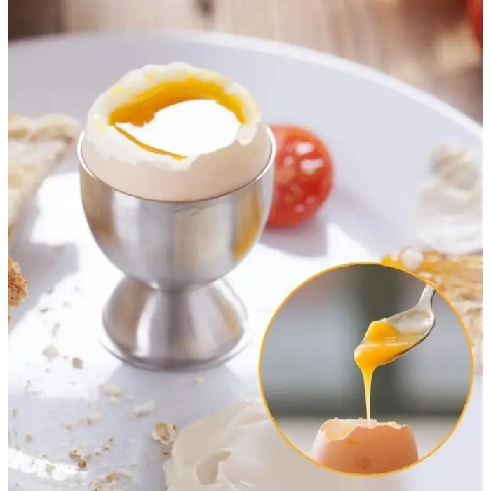 6lı paslanmaz çelik kadeh tipi yumurtalık