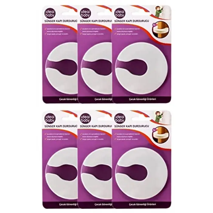 6 Paket Sünger Kapı Durdurucu