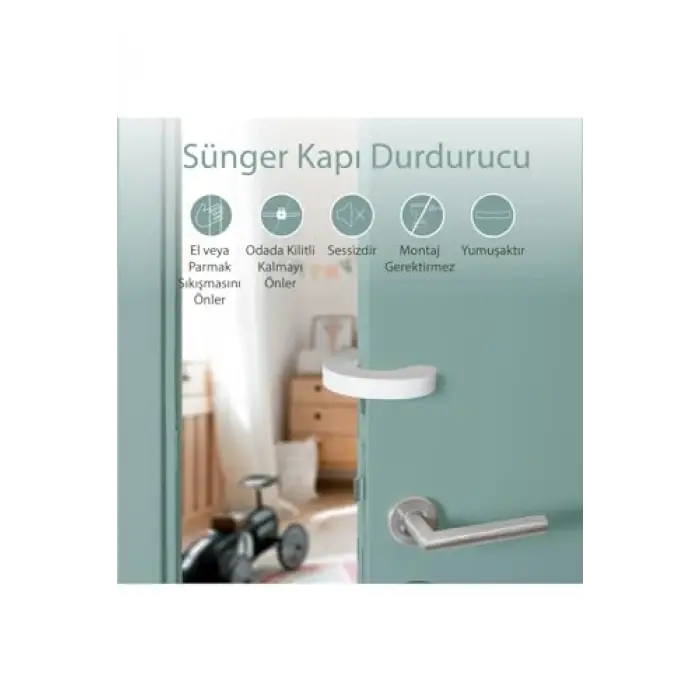 6 Paket Sünger Kapı Durdurucu