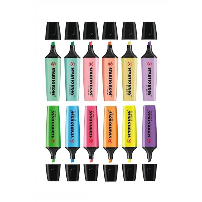 6 Pastel 6 Canlı Renk Boss