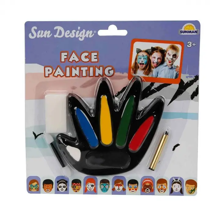 6 Sun Design Yüz Boyası Renk