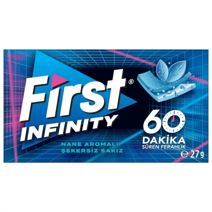 60 Dk Infinity Nane Aromalı Sakız, 27 g