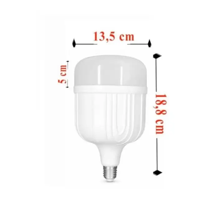 60W Jumbo Torch LED Ampul 6500K Beyaz, E27